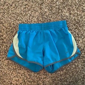 Blue nike shorts